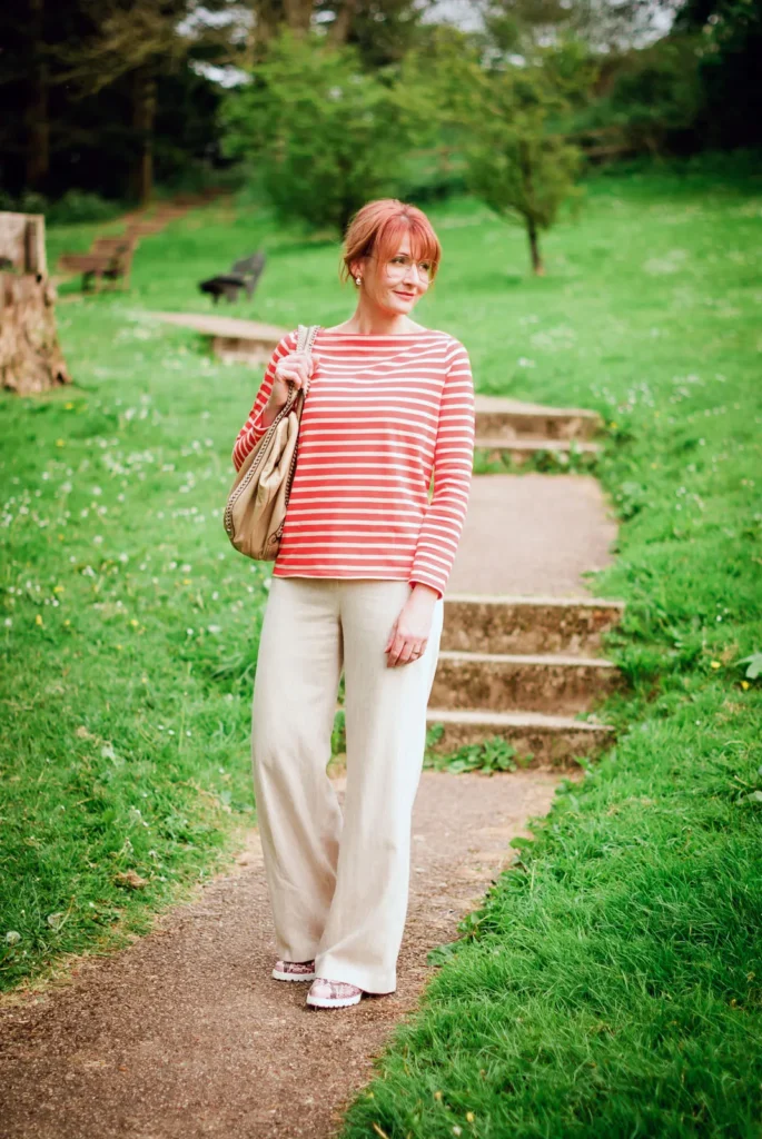Classic Breton Stripes with Relaxed Chinos