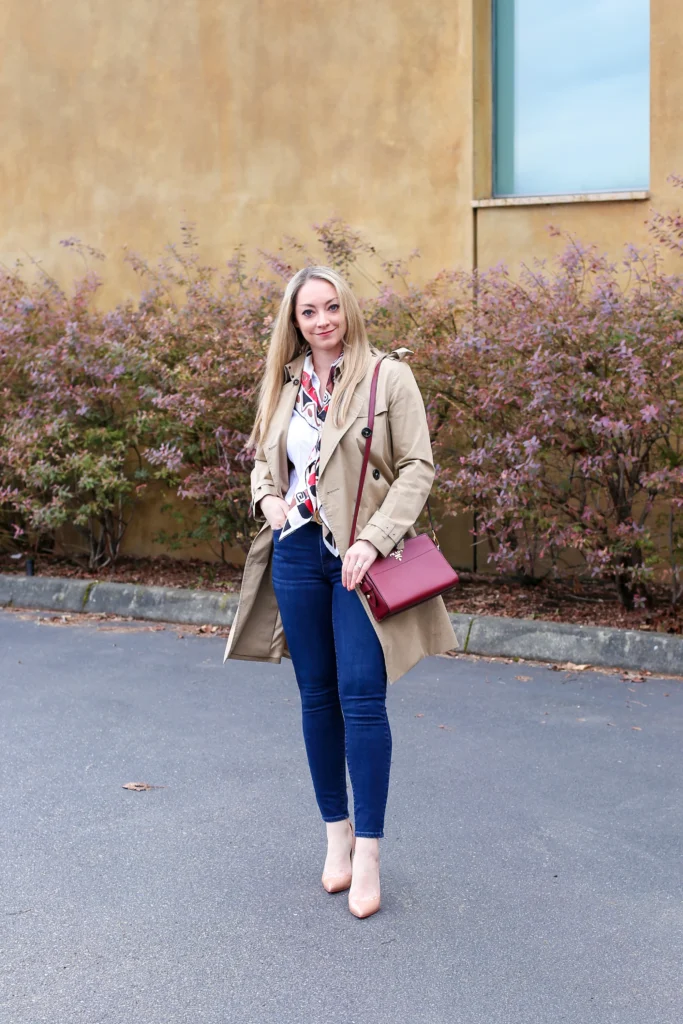 Classic Trench Coat & Chic Ankle Pants for Spring