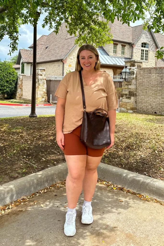Effortless Comfort: Oversized Tee & Biker Shorts