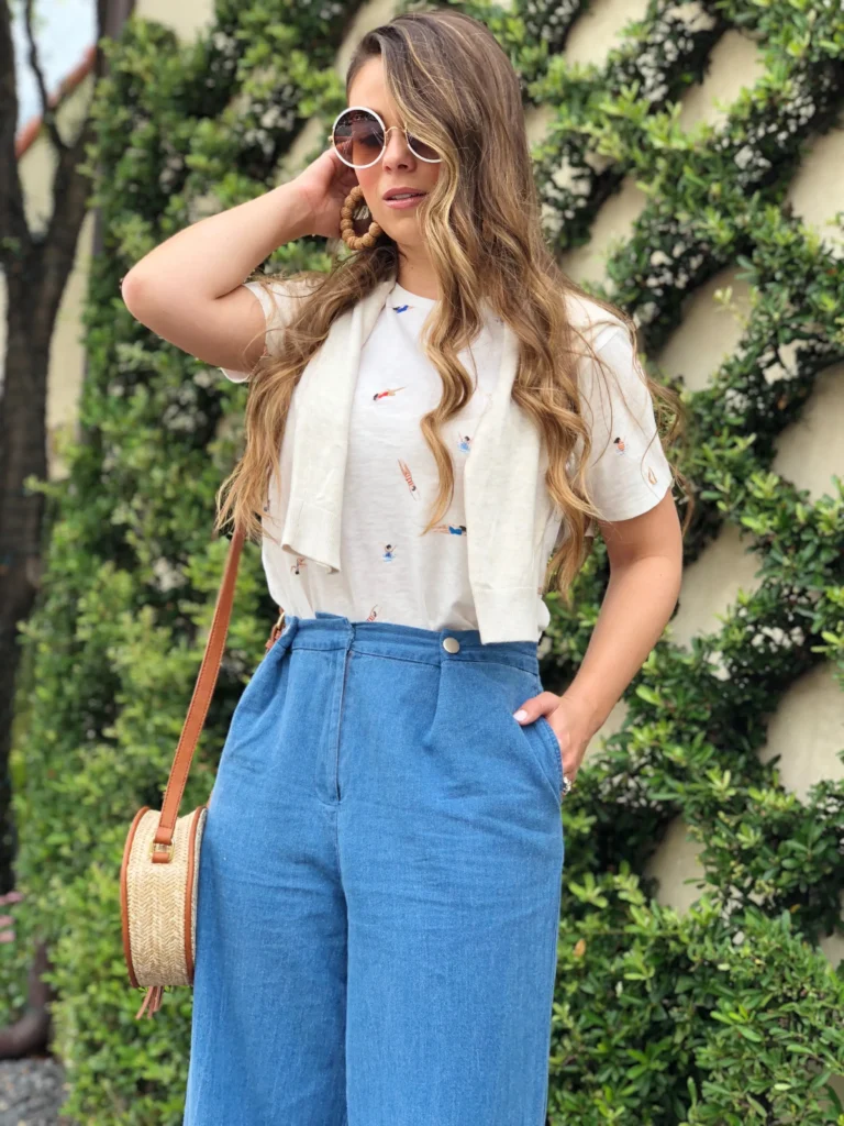 Relaxed Elegance: Knit Tank + Cropped Wide-Leg Pants