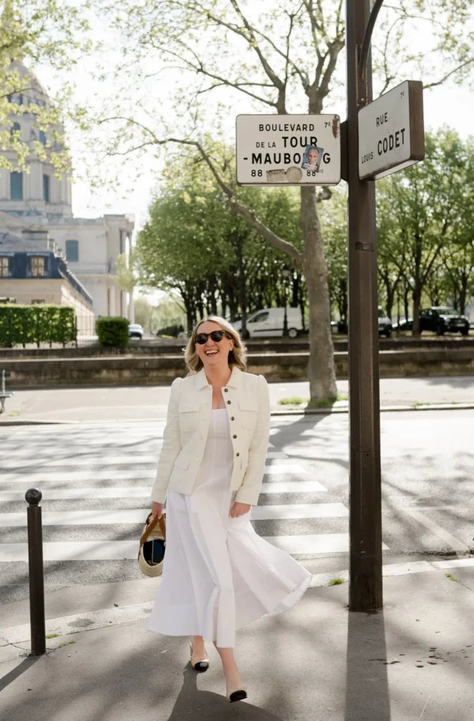 Parisian Elegance: Chic Monochrome Look