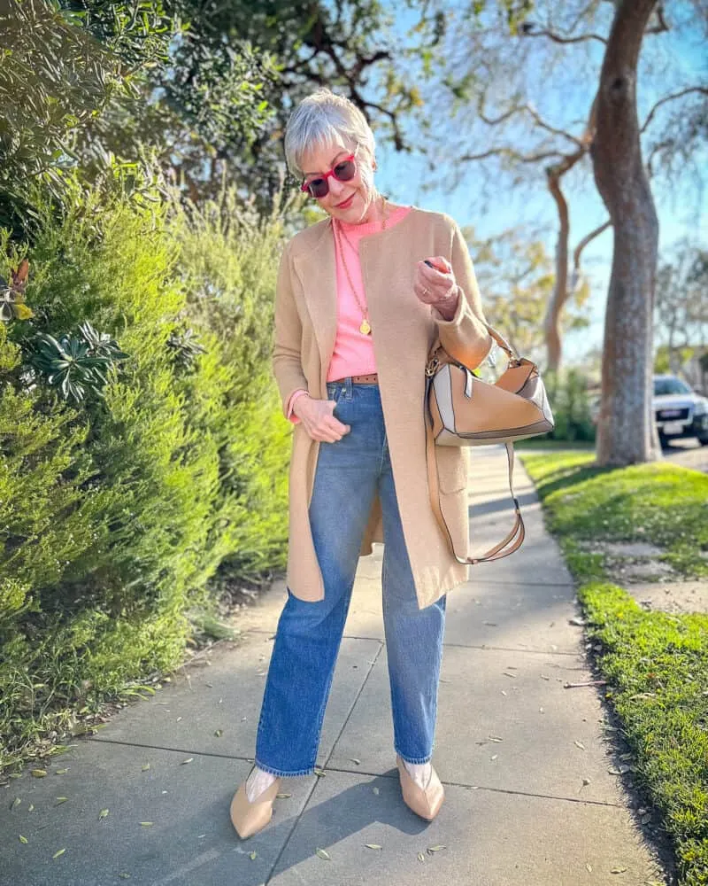 Tailored Blazer + Straight-Leg Jeans