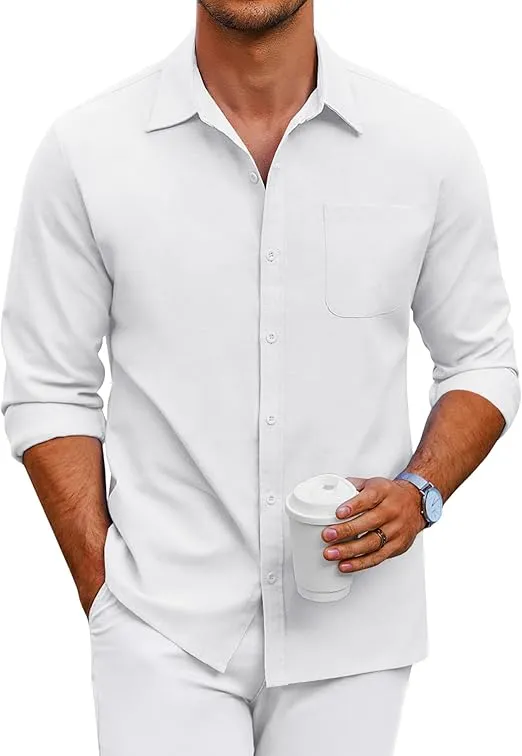 Crisp & Cool: White Oxford Shirt Vibes