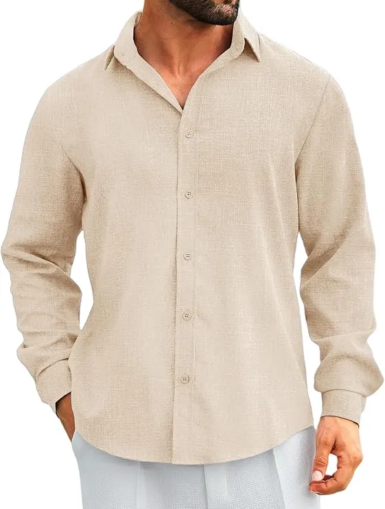 Laid-Back Luxe: Chambray Shirt & Chinos Combo